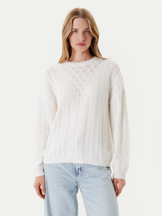 Guess Megztinis · Balta · Regular Fit