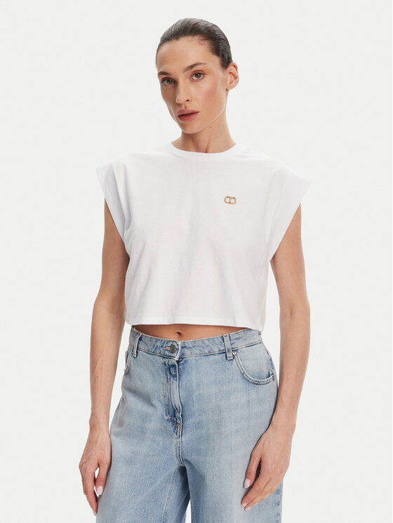 TWINSET Marškinėliai · Balta