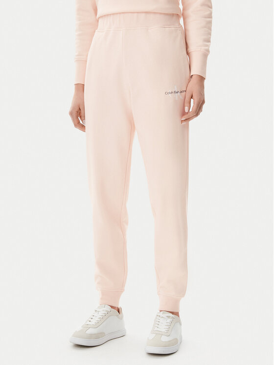 Calvin Klein Jeans Sportinės kelnės · Rožinė · Slim Fit