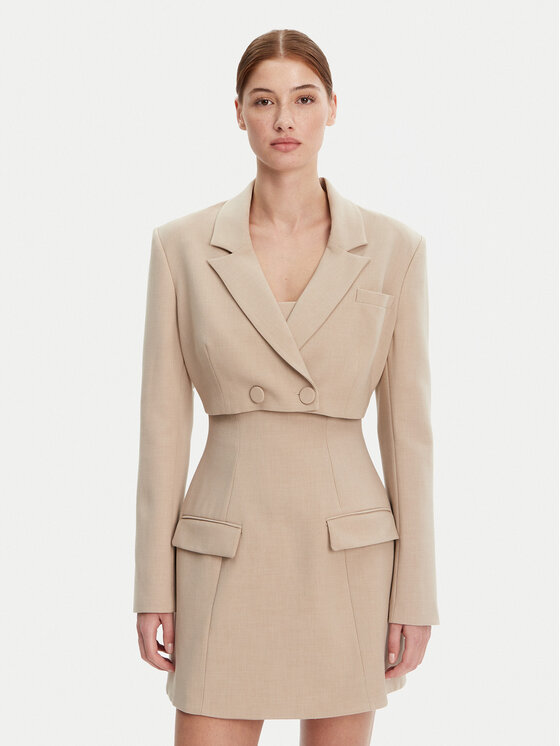 Bardot Švarkas · Smėlio · Regular Fit