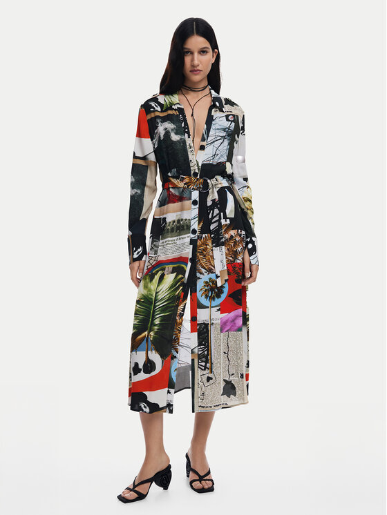 Desigual Marškinių tipo suknelė · Spalvota · Midi