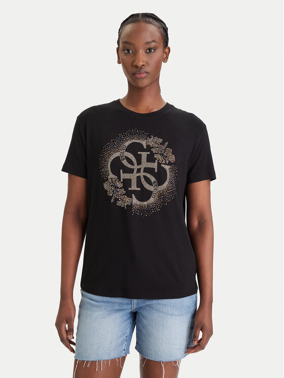 Kodas SUN15 Guess Marškinėliai · Juoda