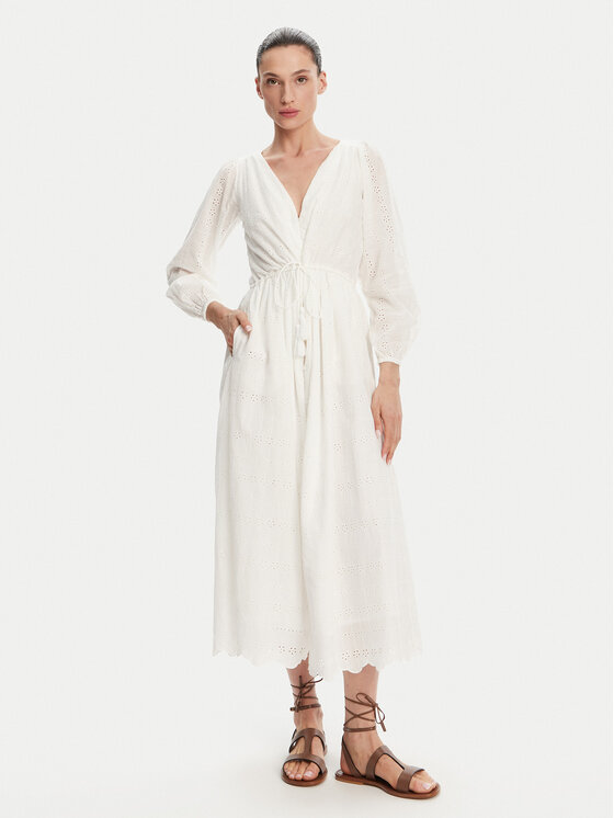 Kodas SUN15 Pepe Jeans Vasarinė suknelė · Balta · Midi