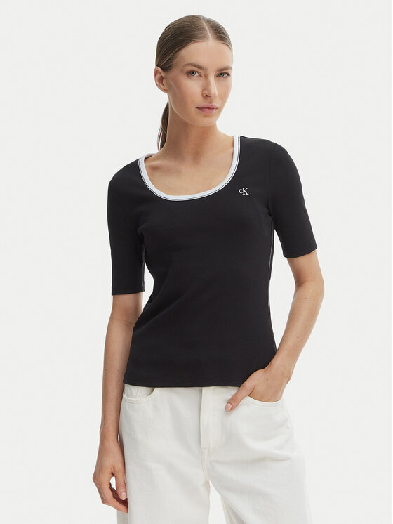 Kodas SUN15 Calvin Klein Jeans Marškinėliai · Juoda