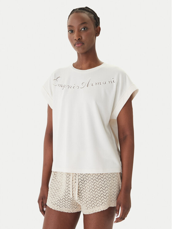 Emporio Armani Marškinėliai · Balta