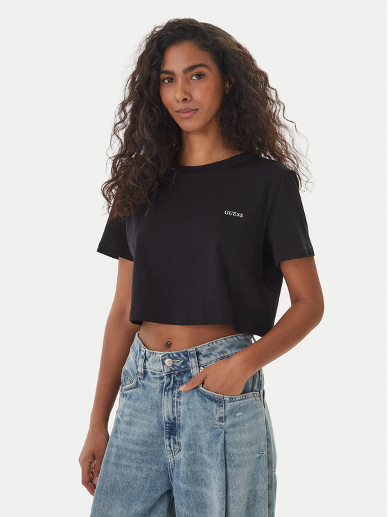 Kodas SUN15 Guess Marškinėliai · Juoda