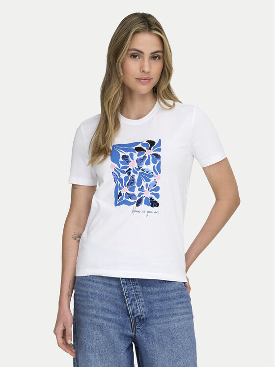 ONLY Marškinėliai · Balta