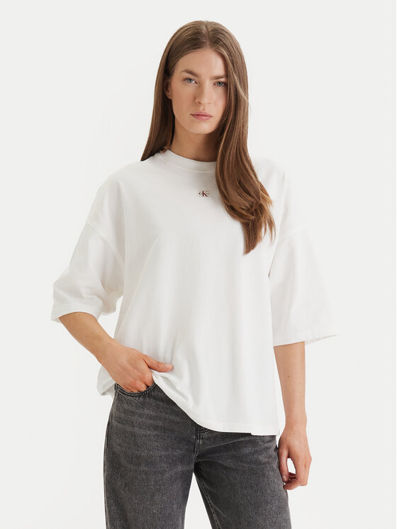 Calvin Klein Jeans Marškinėliai · Balta