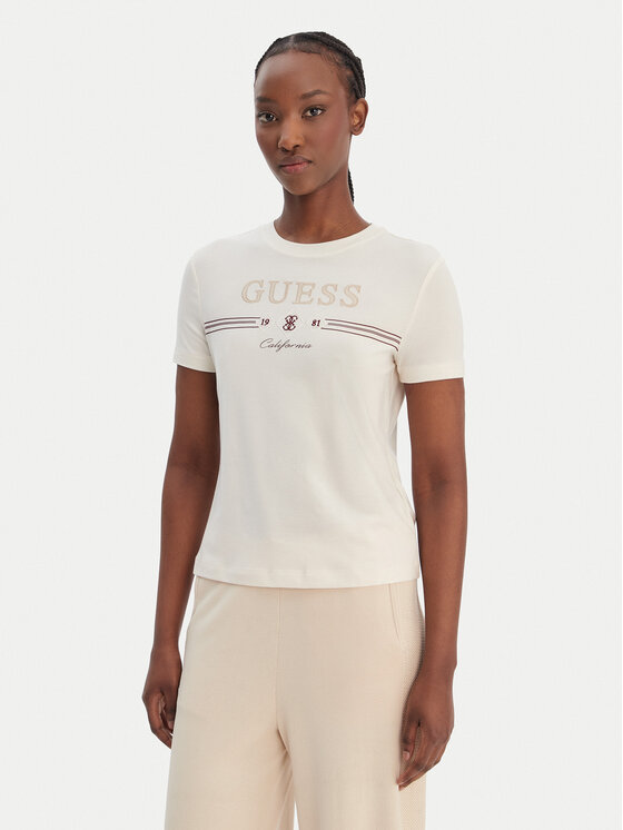 Kodas SUN15 Guess Marškinėliai · Écru