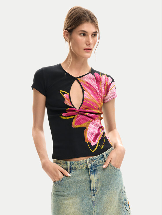 Desigual Marškinėliai · Juoda