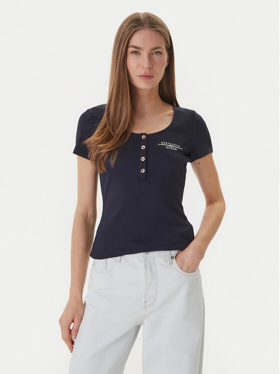 Kodas SUN15 Guess Marškinėliai · Tamsiai mėlyna