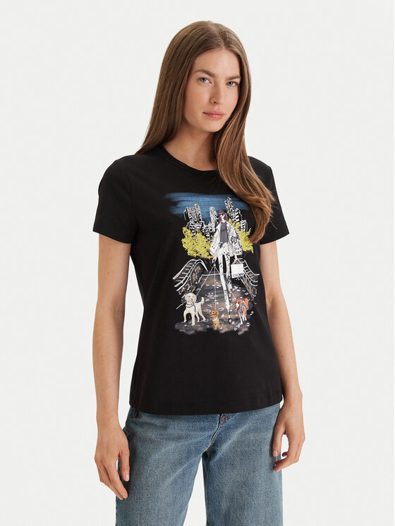 Kodas SUN15 DKNY Marškinėliai · Juoda