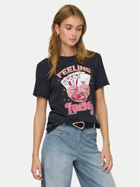 ONLY Marškinėliai · Juoda