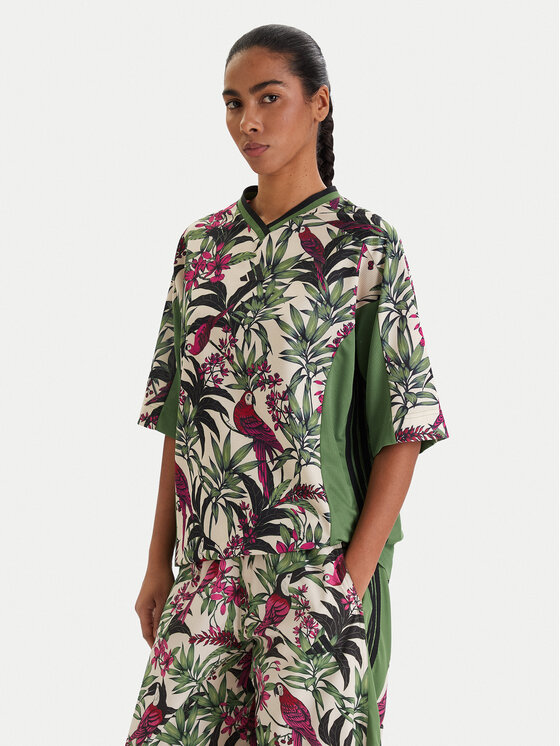 adidas Marškinėliai · FARM Rio · Žalia