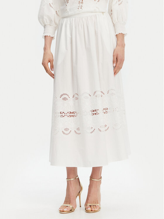 Liu Jo Midi sijonas · Balta