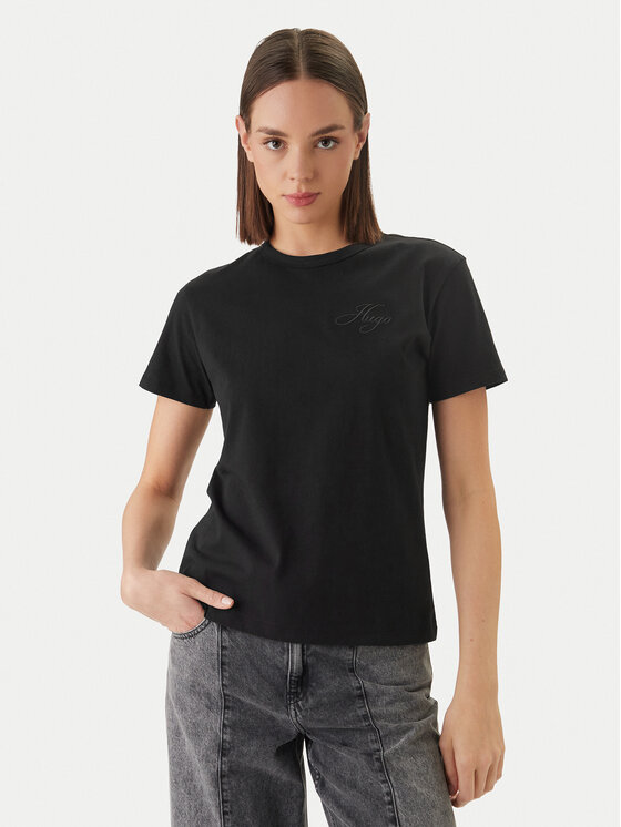 HUGO Marškinėliai · Juoda