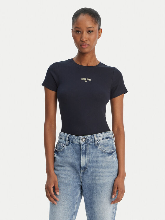 Kodas SUN15 Guess Jeans Marškinėliai · Tamsiai mėlyna