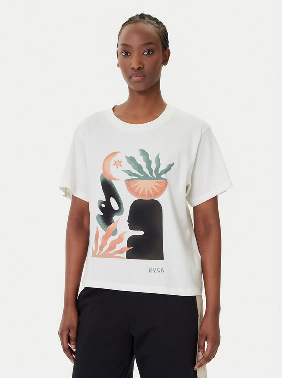 Kodas SUN15 RVCA Marškinėliai · Balta