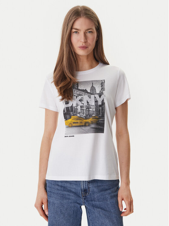 Kodas SUN15 DKNY Marškinėliai · Balta