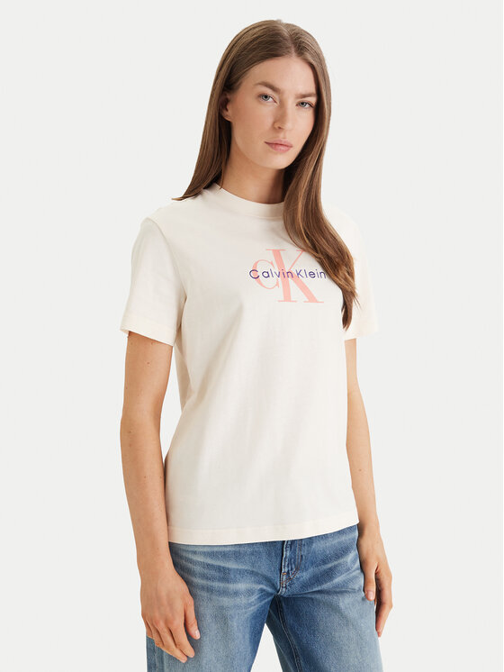 Calvin Klein Jeans Marškinėliai · Geltona