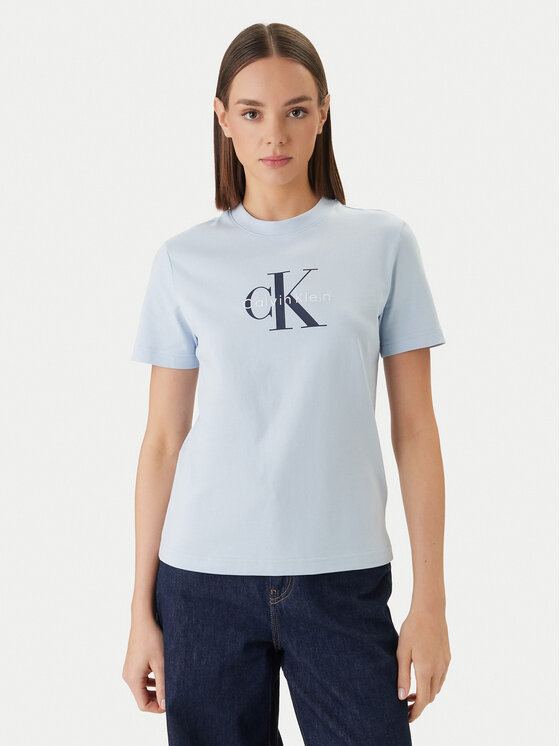 Calvin Klein Jeans Marškinėliai · Mėlyna