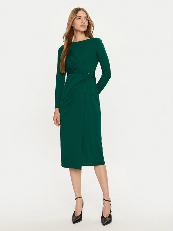 LAUREN RALPH LAUREN Kokteilinė suknelė · Žalia · Midi