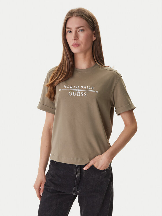 Guess Marškinėliai · Žalia