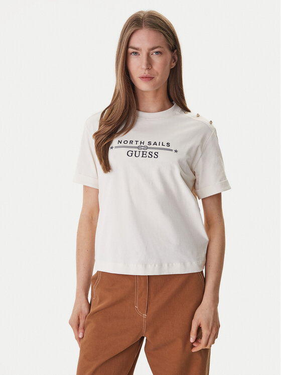 Guess Marškinėliai · Écru