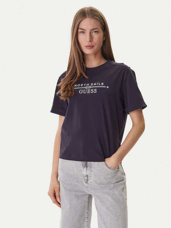 Guess Marškinėliai · Tamsiai mėlyna