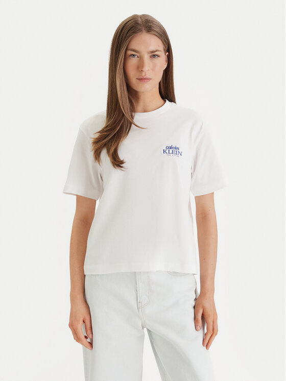 Calvin Klein Jeans Marškinėliai · Balta