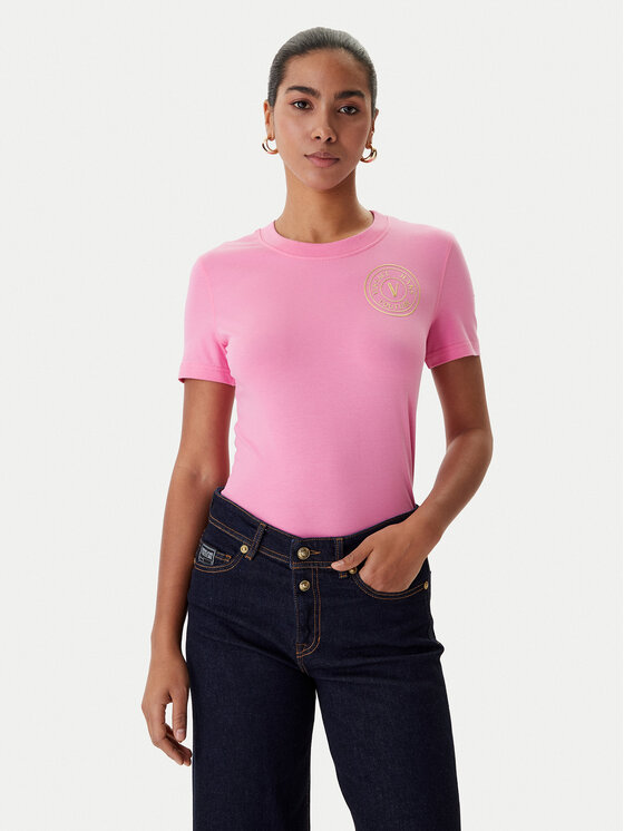 Versace Jeans Couture Marškinėliai · Rožinė