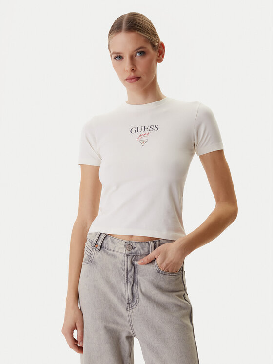 Guess Jeans Marškinėliai · Écru