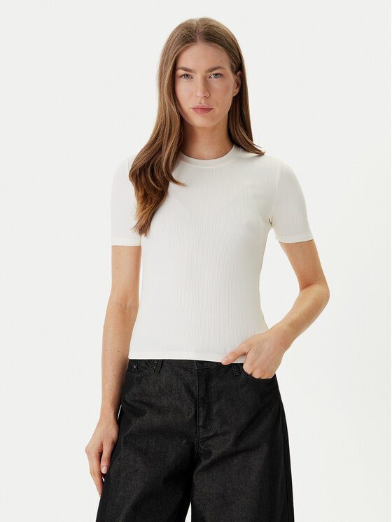 Kodas SUN15 Calvin Klein Marškinėliai · Écru