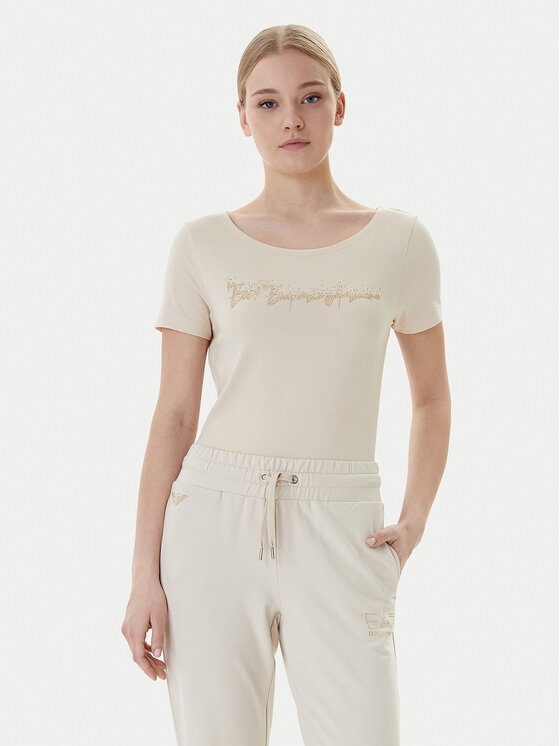 Kodas SUN15 EA7 Emporio Armani Marškinėliai · Smėlio