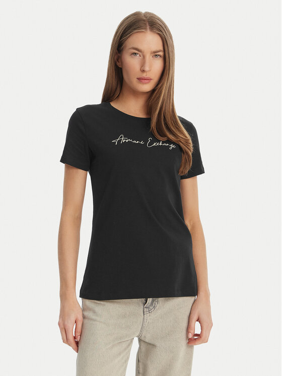 Armani Exchange Marškinėliai · Juoda