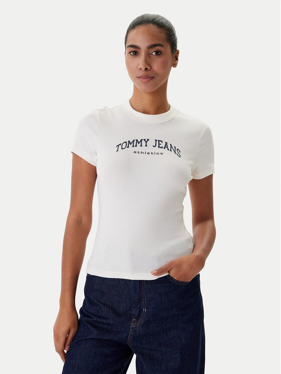 Tommy Jeans Marškinėliai · Balta