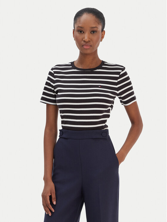 Kodas SUN15 Tommy Hilfiger Marškinėliai · Juoda