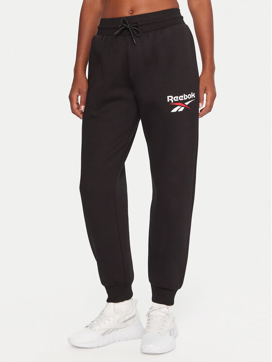 Reebok Sportinės kelnės · Juoda · Regular Fit