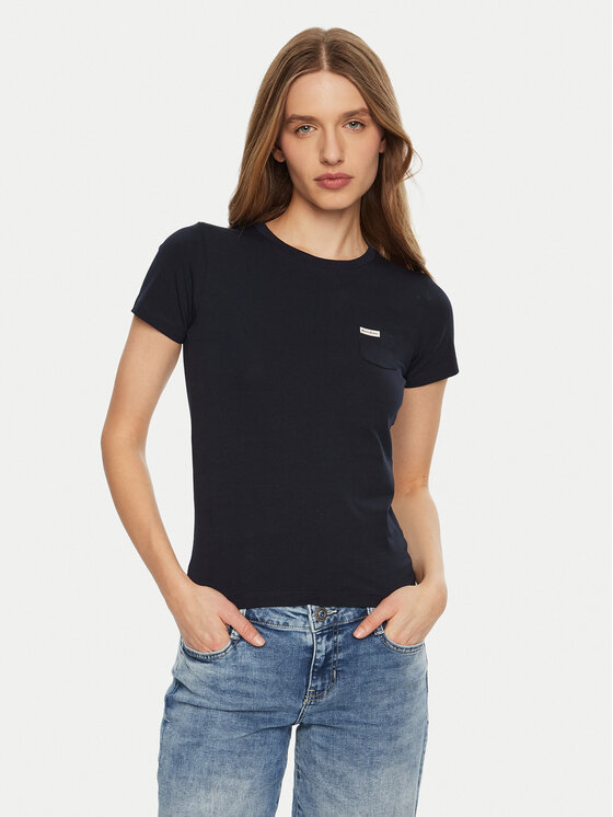 Guess Jeans Marškinėliai · Tamsiai mėlyna