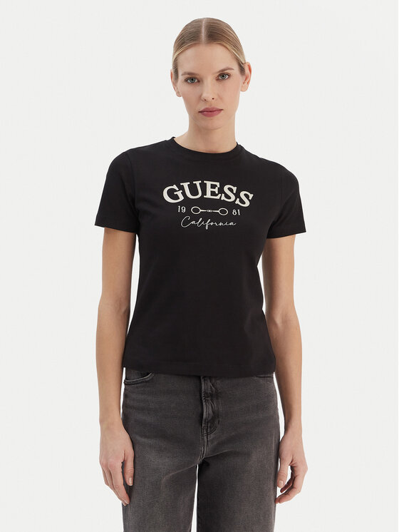 Guess Marškinėliai · Juoda