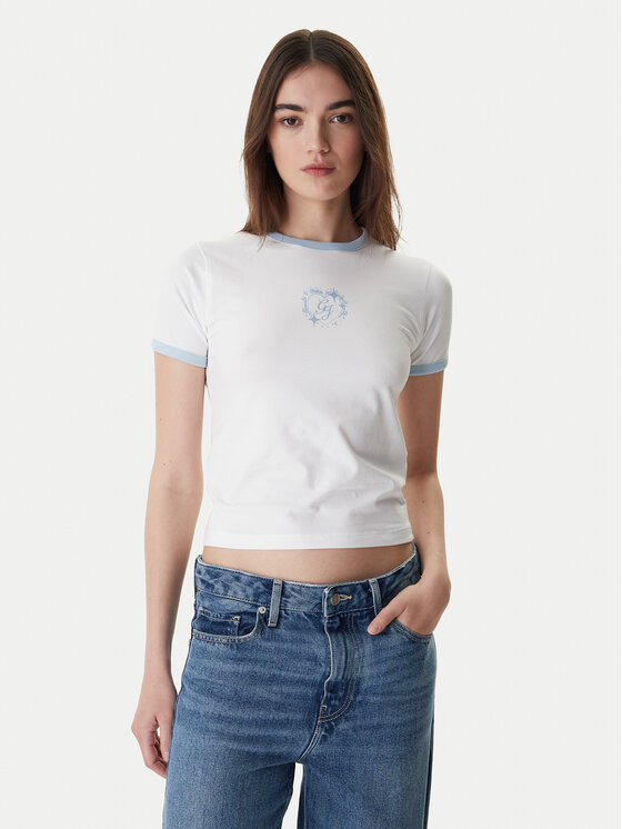 Guess Jeans Marškinėliai · Balta