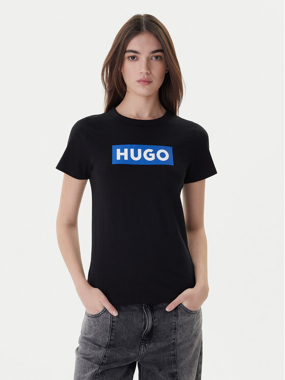 HUGO Marškinėliai · Juoda