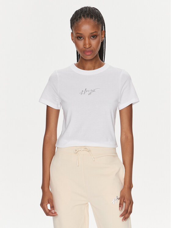 HUGO Marškinėliai · Balta