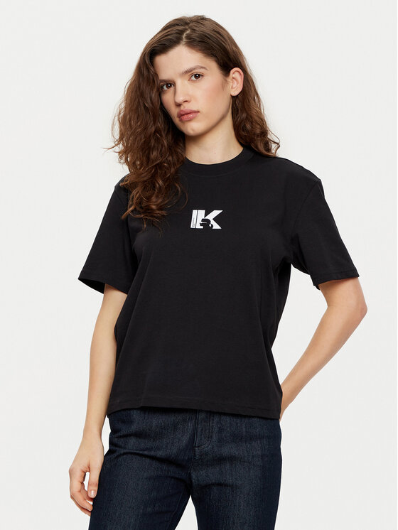 Karl Lagerfeld Jeans Marškinėliai · Juoda