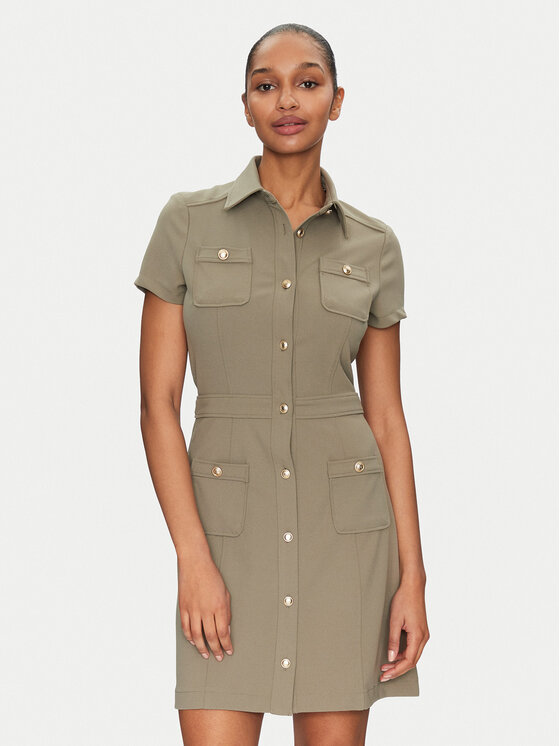 Guess Marškinių tipo suknelė · Chaki · Mini