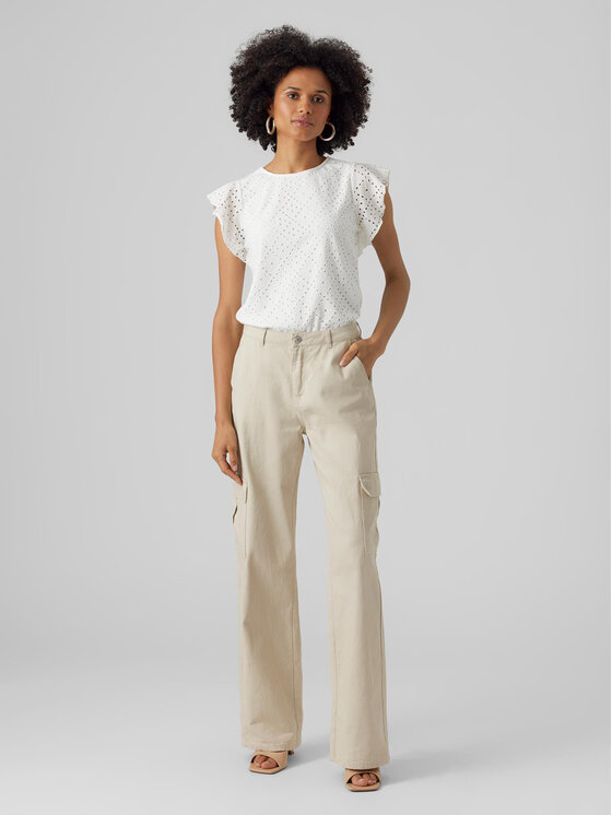 Vero Moda Marškinėliai · Balta