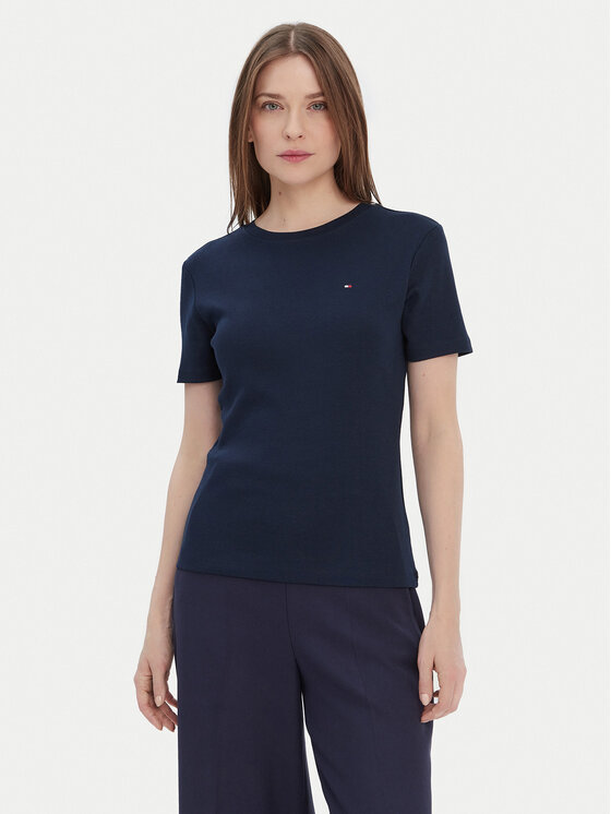 Tommy Hilfiger Marškinėliai · Tamsiai mėlyna