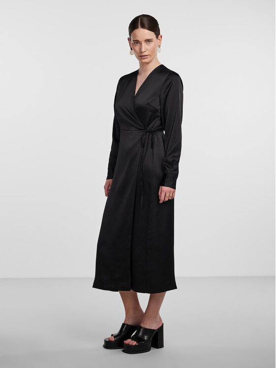YAS Kasdieninė suknelė · Juoda · Midi