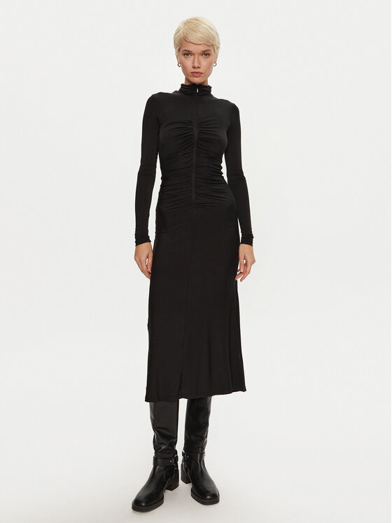 PINKO Kasdieninė suknelė · Juoda · Midi