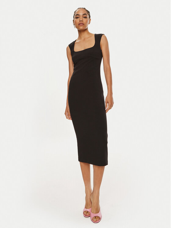 PINKO Kokteilinė suknelė · Juoda · Midi